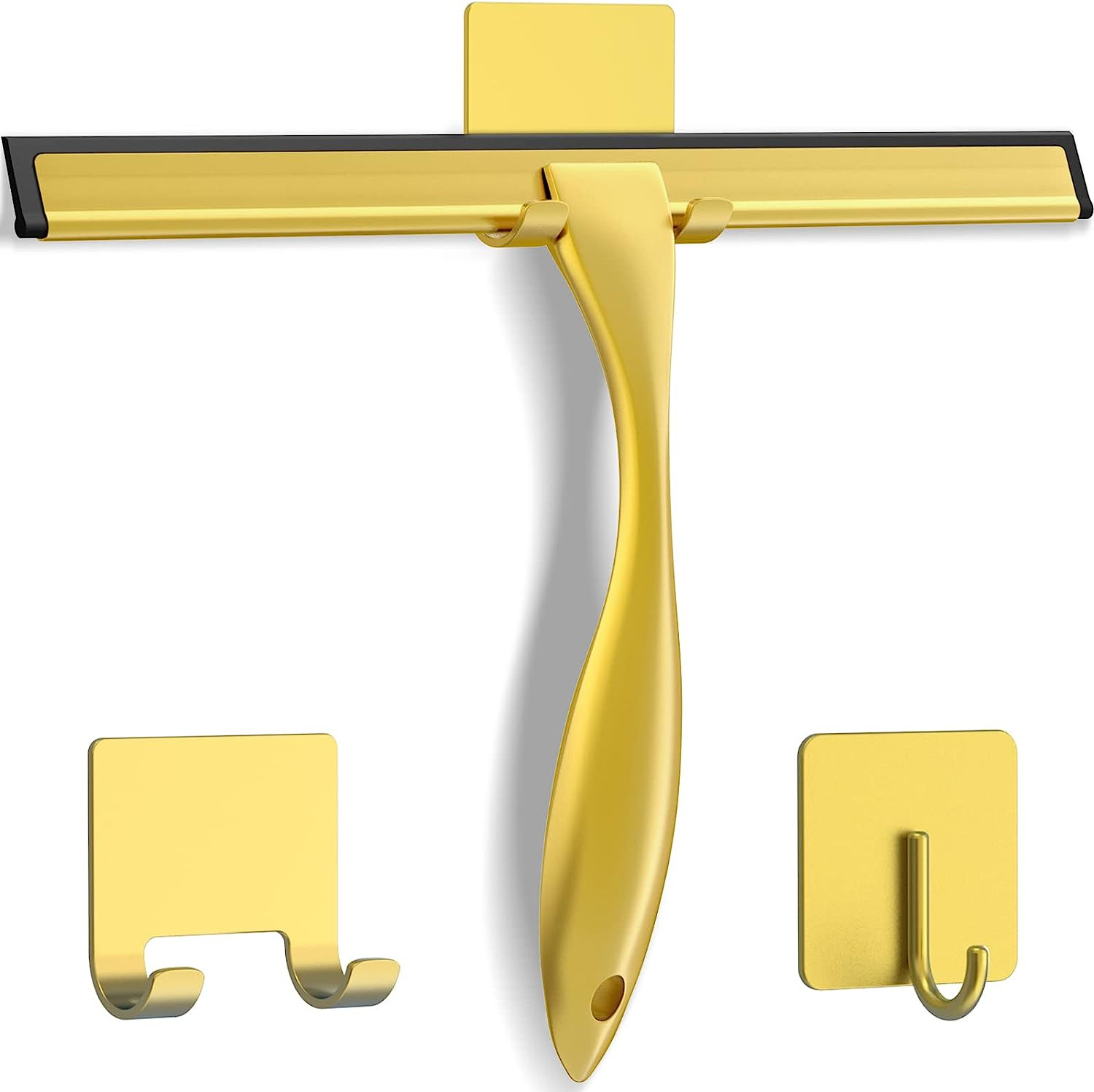 All-Purpose Stainless Steel Shower Squeegee for Shower Doors – Gold