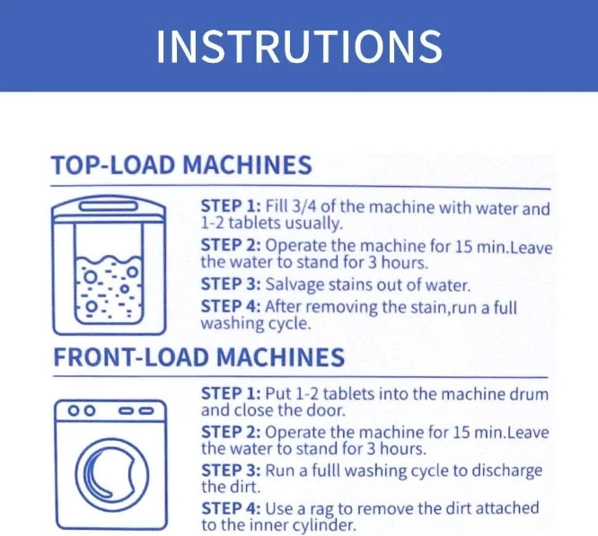 Splash Spotless Washing Machine Cleaner Deep Cleaning for HE Top Load Washers an