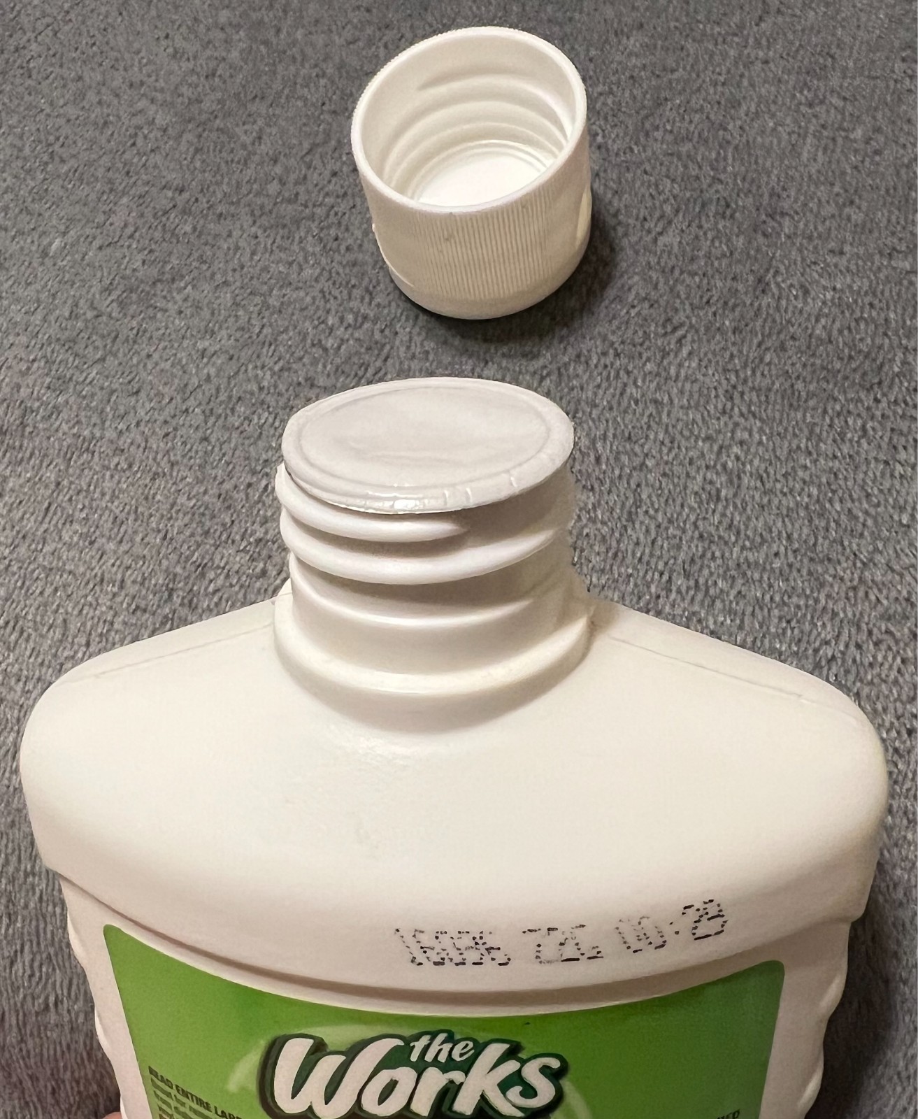 1x The Works Rust Lime Calcium Remover 13.5 FL OZ New Sealed 1 Bottle Hard Water