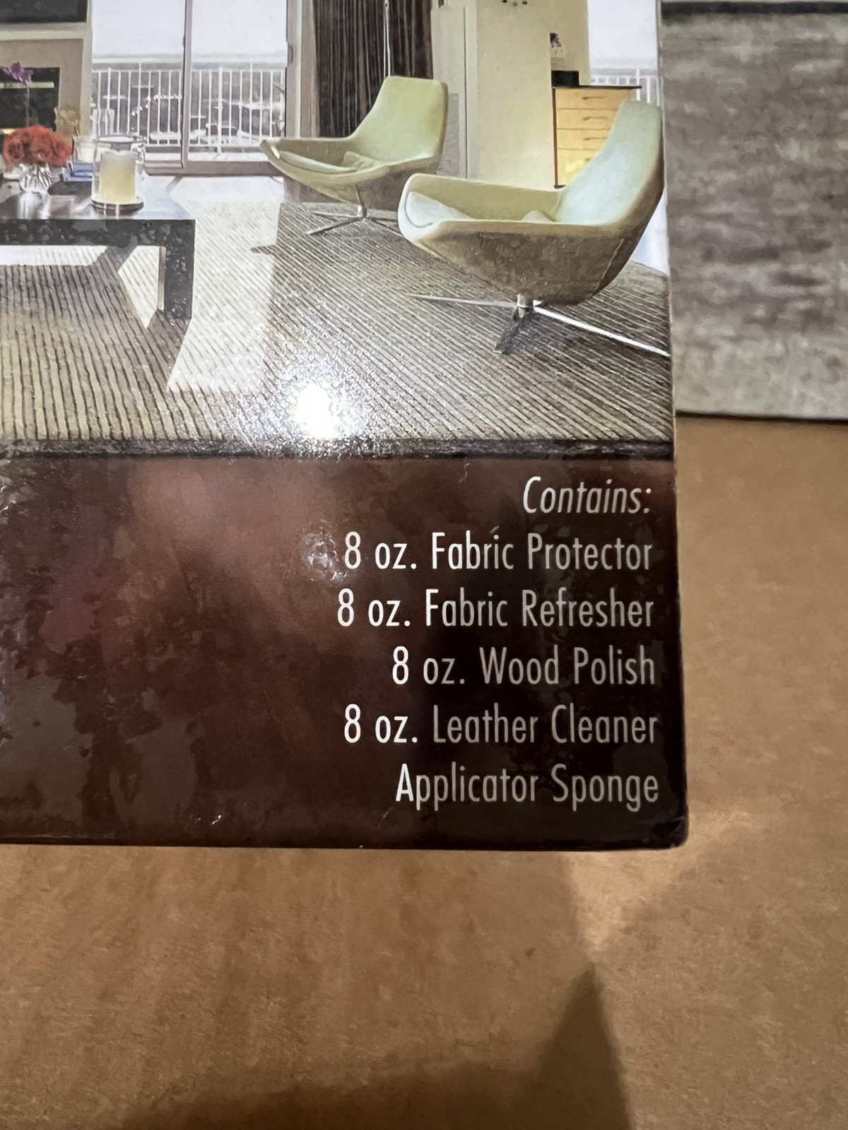 Furniture Care Protection Kit Fabric Protector Refresh Leather Clean Wood Polish