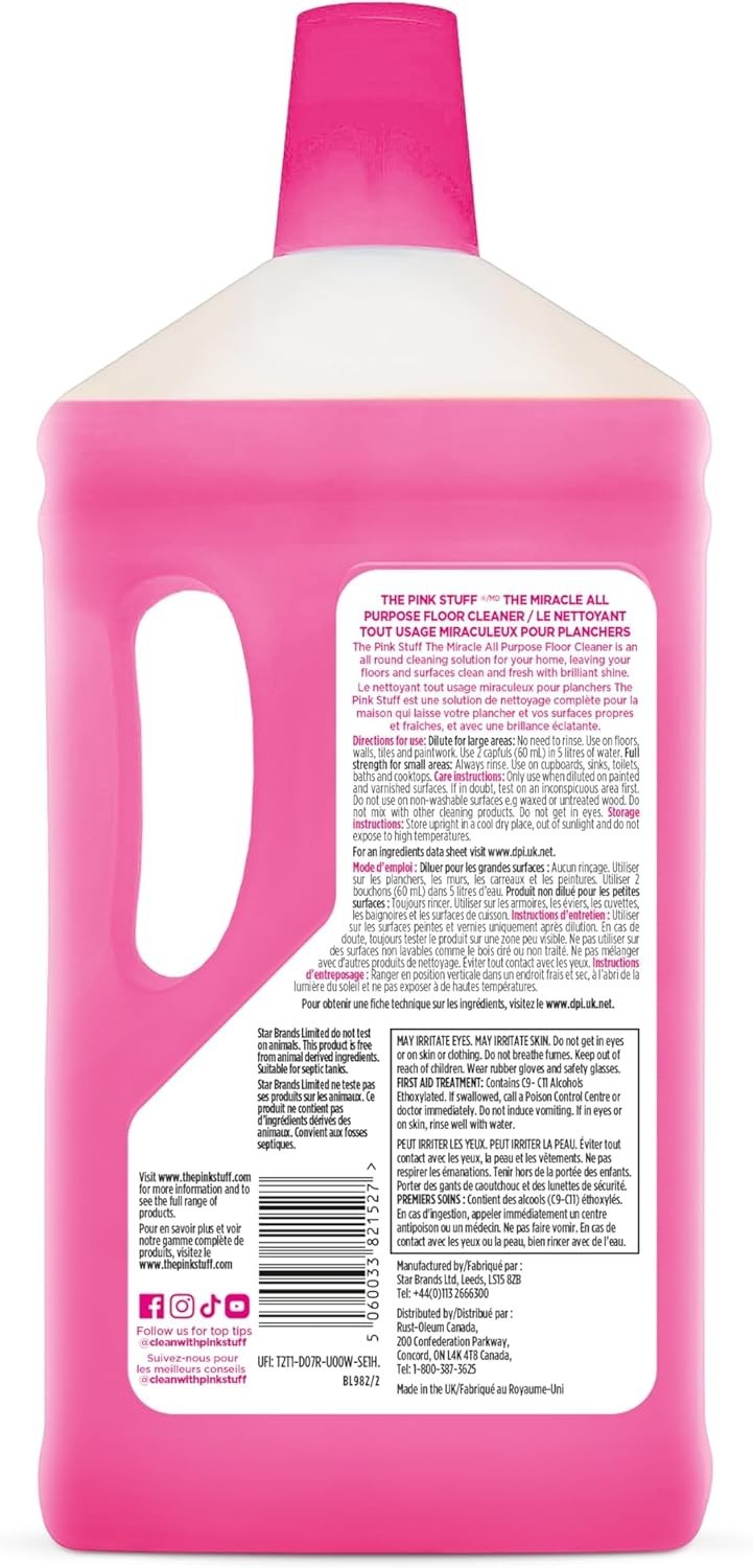 Stardrops – The Pink Stuff – The Miracle All Purpose Floor Cleaner 33.8fl oz