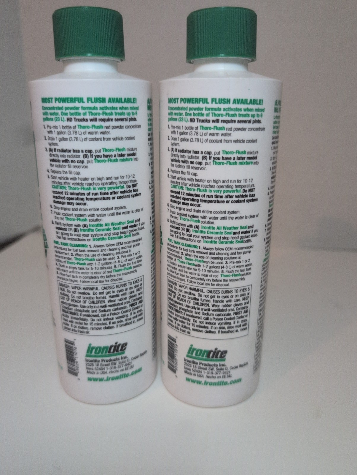 Thoro Flush Cleans All Cooling Systems 16 FL.OZ 455 mL LIMPIA. (2)