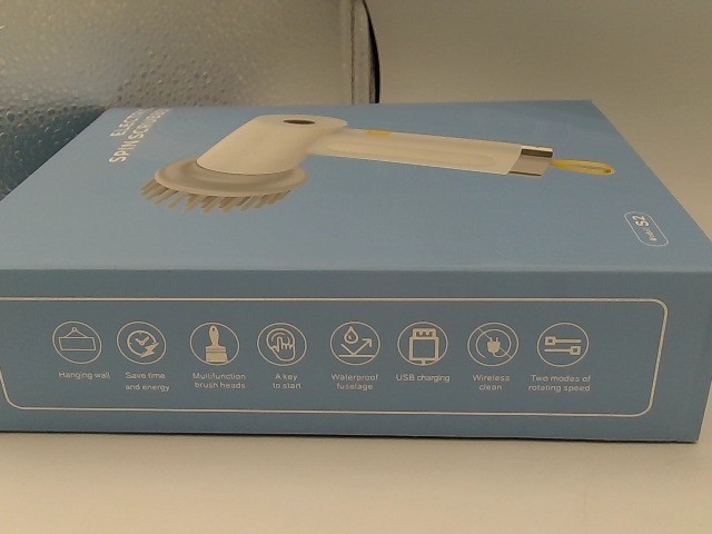 Electric Spin Scrubber Cordless Cleaning Brush Shower Scrubber Blue