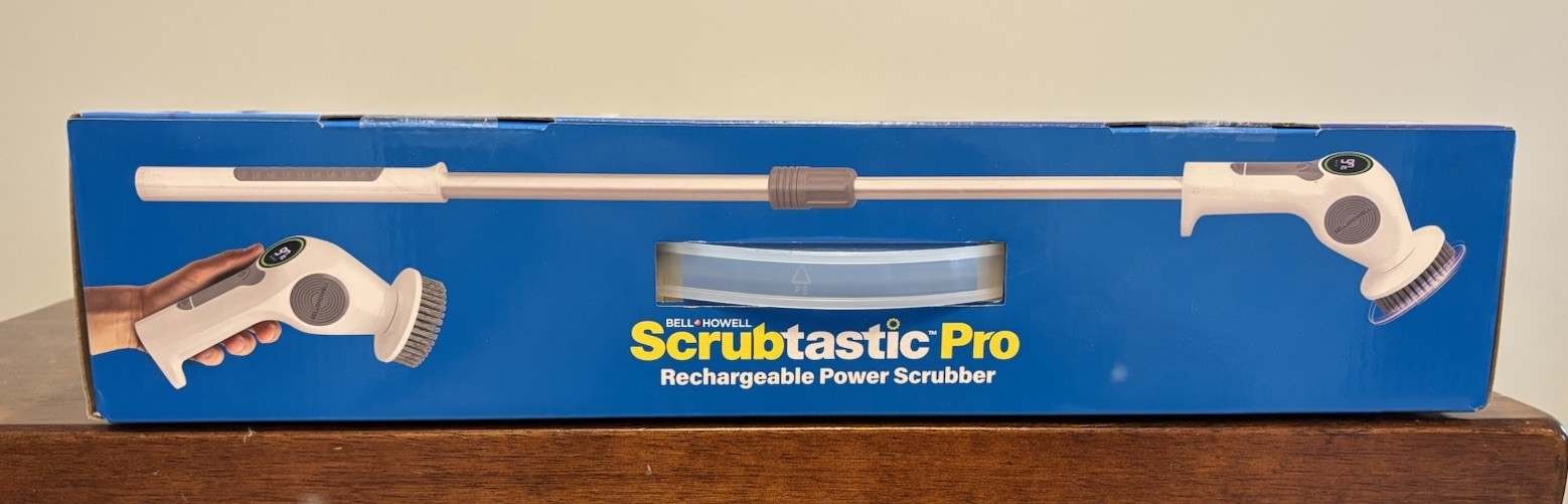 Bell + Howell Scrubtastic Pro Rechargeable Multi-Purpose Power Surface Scrubber
