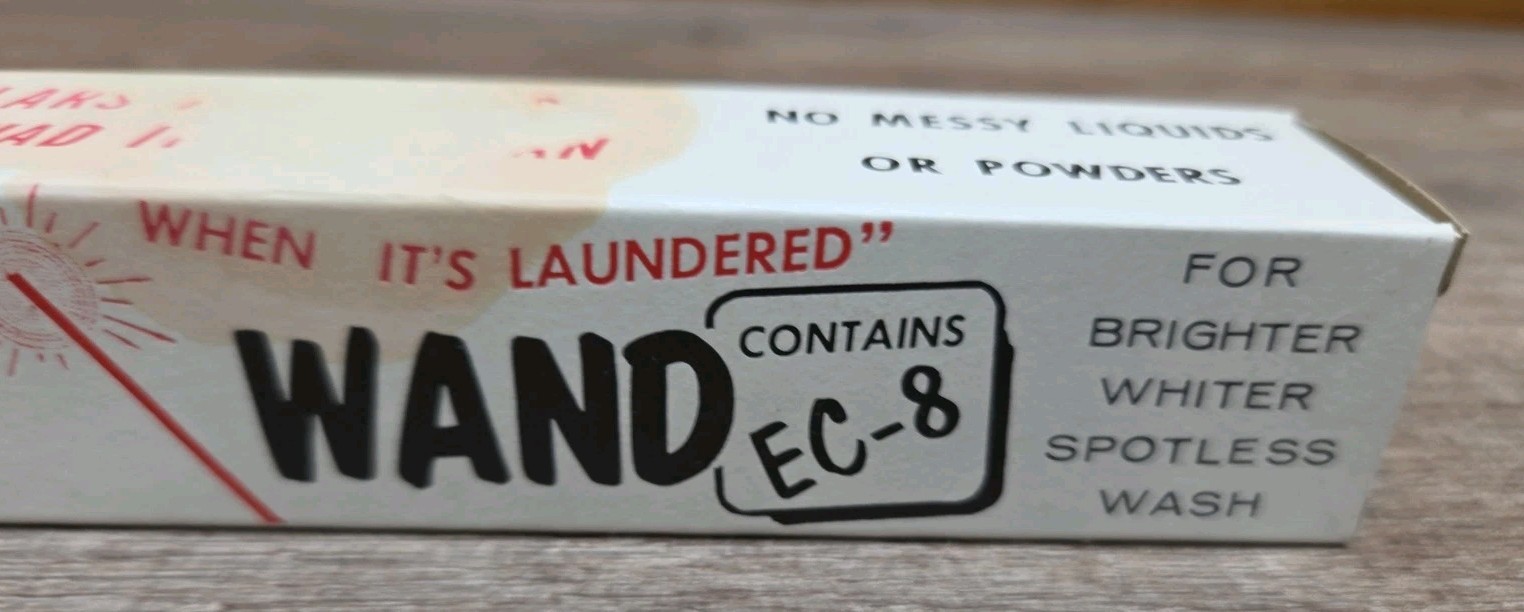 NOS Magic Wand Spot /Stain Remover Sticks 2 Sticks In Box 5oz Package