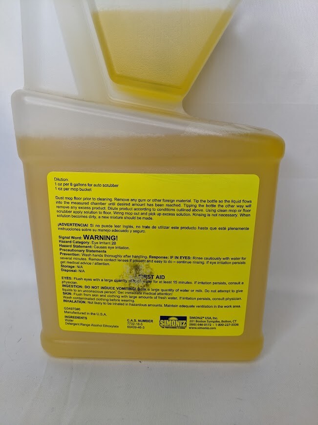 Simoniz Grip Clean Concentrate Neutral Cleaner – Tip and Pour – 32 fl oz