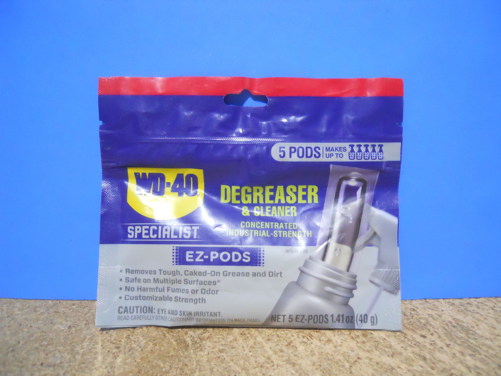 WD 40 Degreaser Cleaner EZ PODS Multi Surface Cleaning Pack of 5 PODS 32oz each