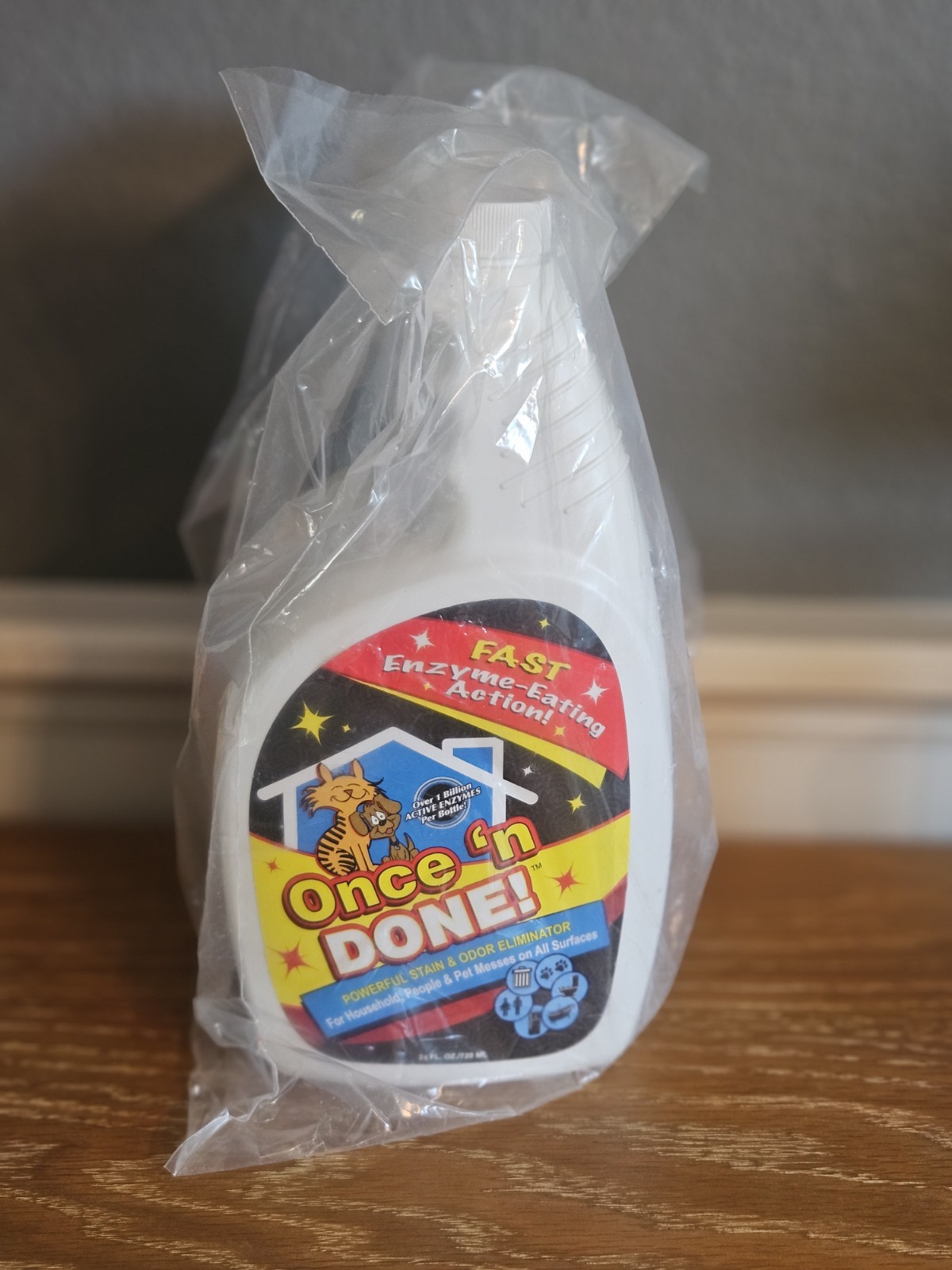 Once ‘N Done – Powerful Stain & Odor Eliminator Cleaner All Surfaces 24 FL OZ X2