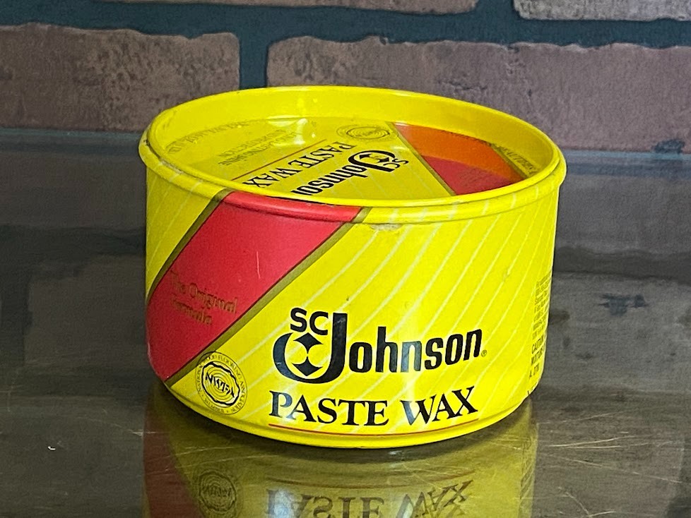 SC Johnson Wood Paste Wax Original Formula 16oz Open/Used