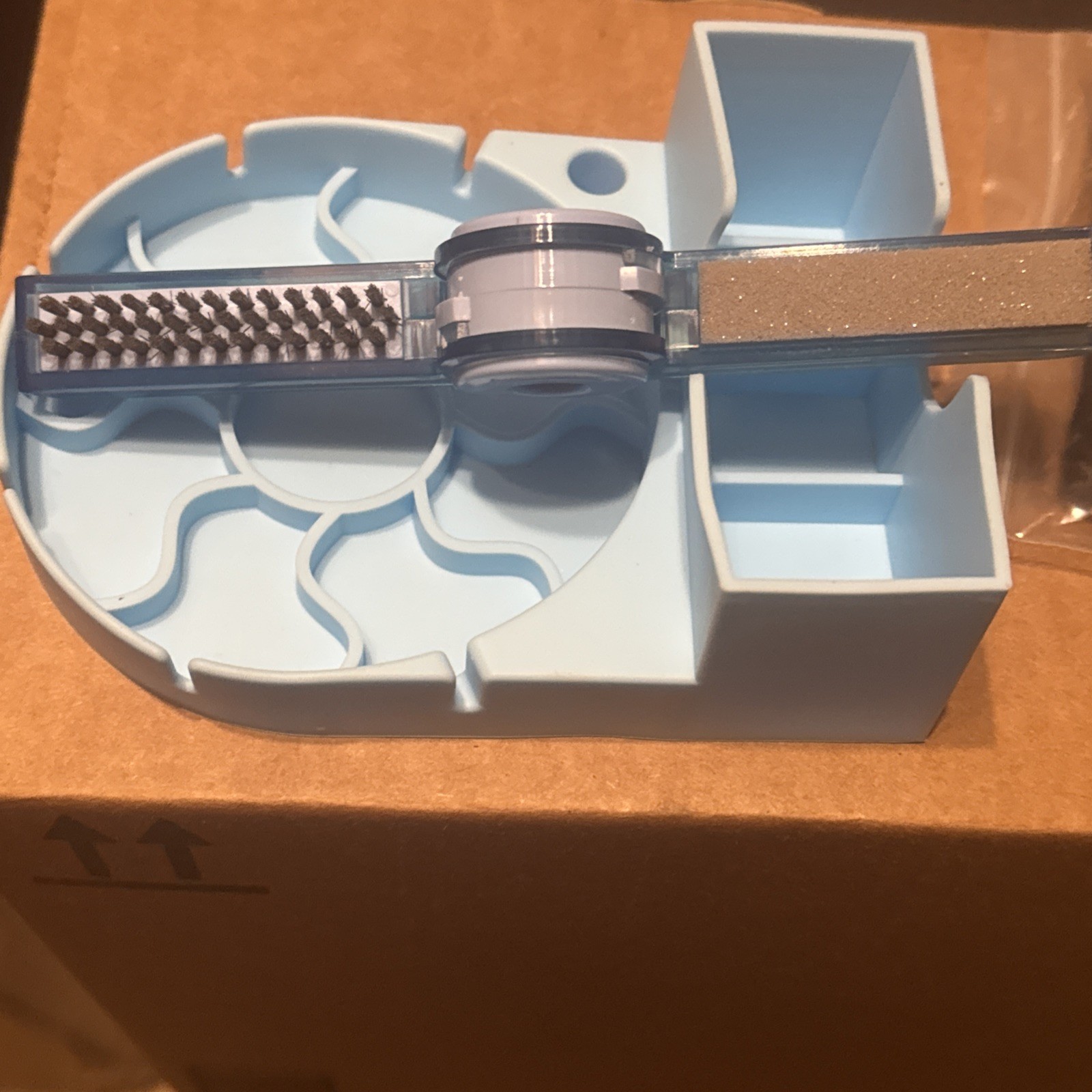 Two Piece Bottle Brush Cleaning Set cup drying rack and brush