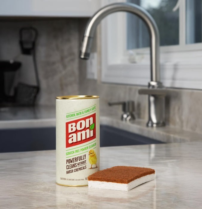 Bon Ami Powder Cleanser 3 Pack Multi-Surface Kitchen Bathroom Deodorizer