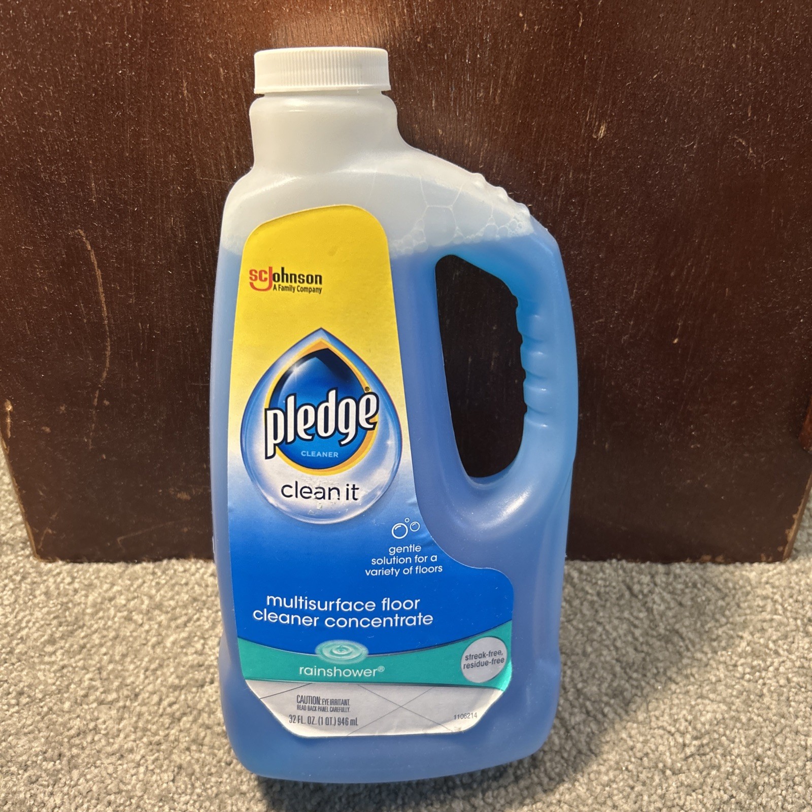 Pledge Clean It Multisurface Floor Cleaner Concentrate Rainshower, 32oz