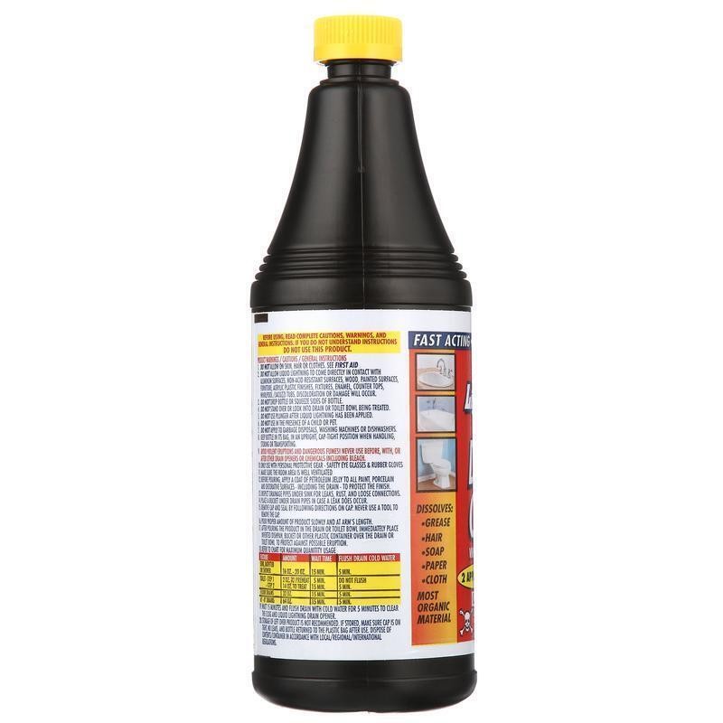Drain Cleaner 32 Fluid Ounce For Septic Tanks Sink Tubs Toilet
