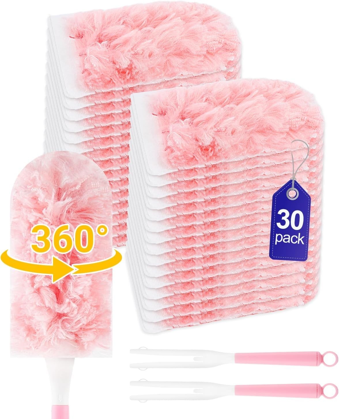 Duster Refill Compatible W/ Hand Duster Unscented Disposable Heavy Duty Duster