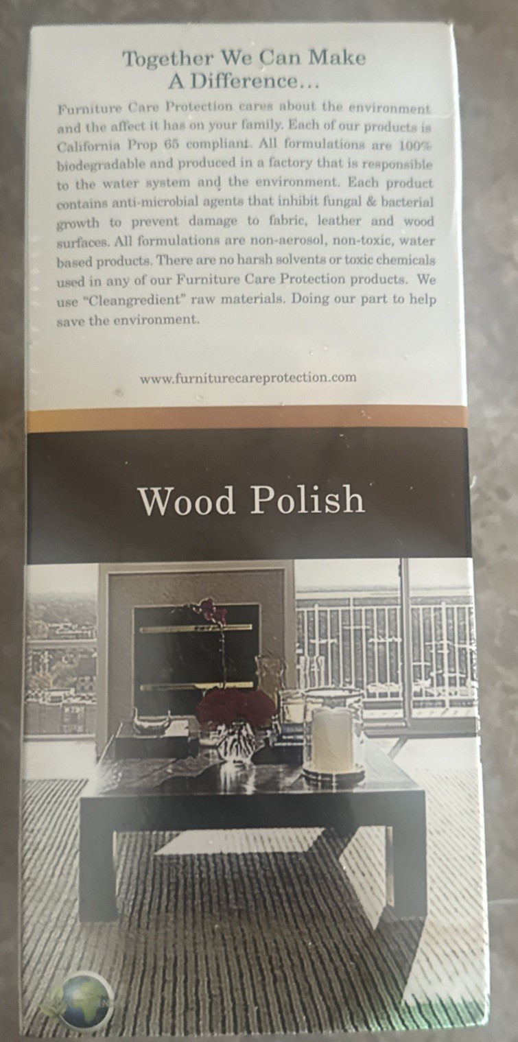 FCP Furniture Care Protection Kit Leather Fabric Wood Factory Sealed Box NEW