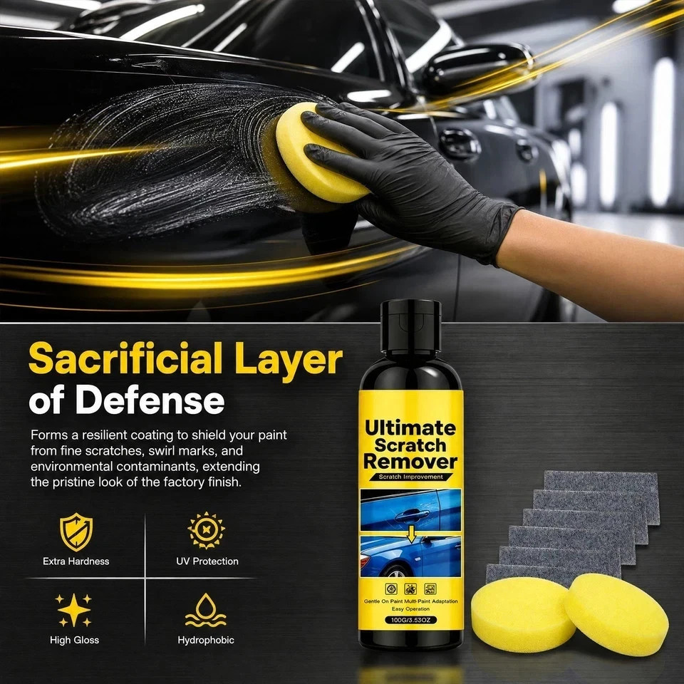 NanoPolix Scratch Remover – Eliminate All Car Scratches In 60 Seconds, Nano Poli