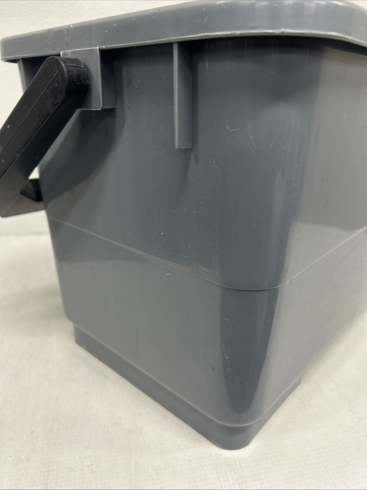 Libman 3.5-Gallon Window Cleaning Mop Bucket Container Grey w/Handle #01066