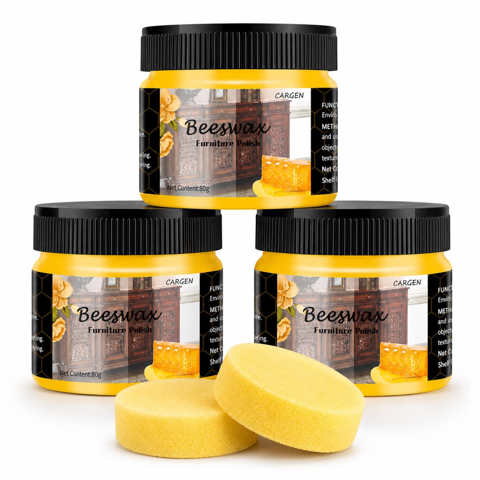 3PCS Beeswax Wood Polish – Beeswax Furniture Polish