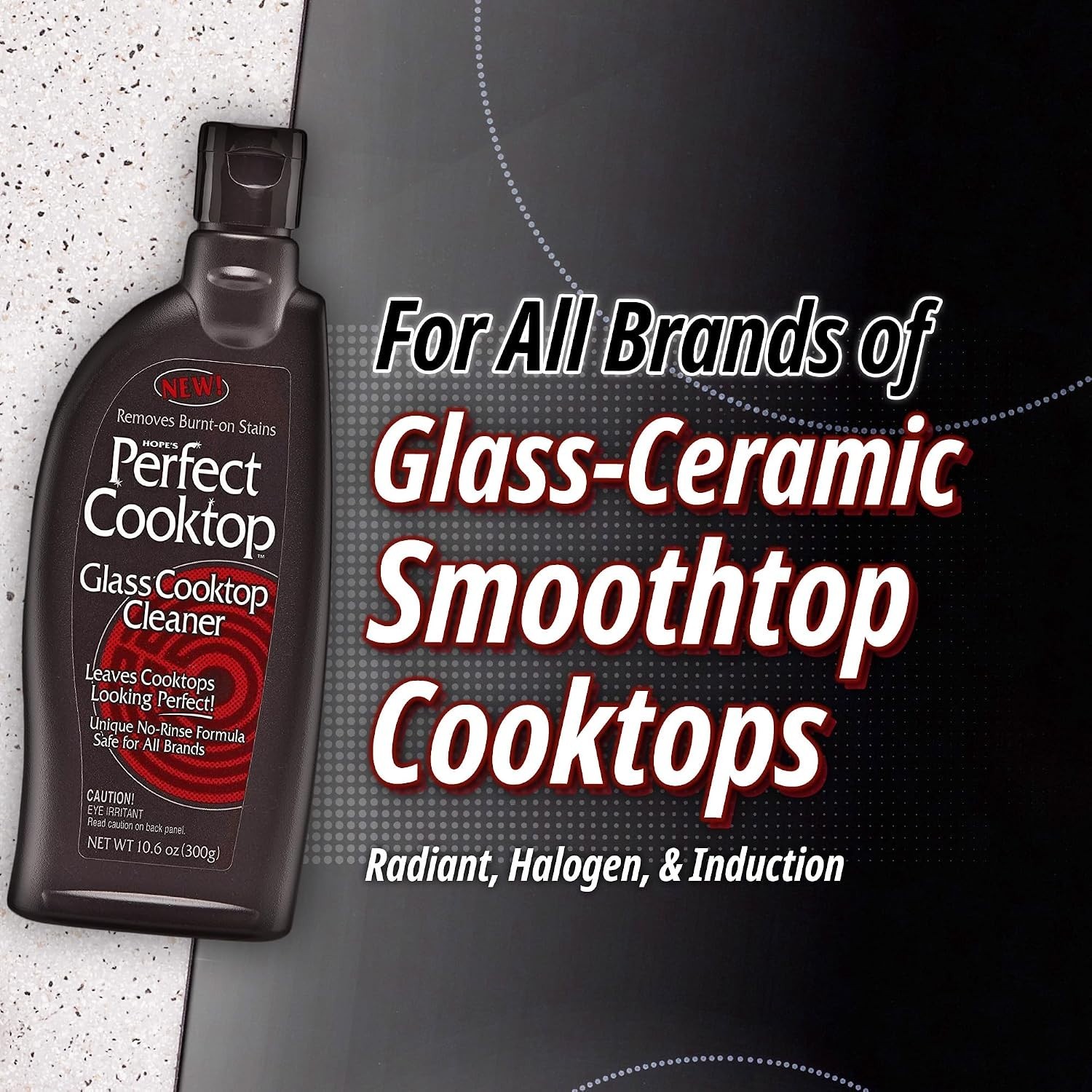 Hope’s 10.6 Oz Ceramic Cooktop Cleaner – Quick, Safe & Effective Stain Removal