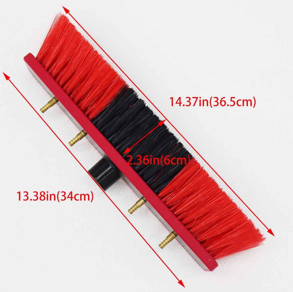 26ft Water Fed Pole Kit Window Cleaning Car Washing brush with water Pipe