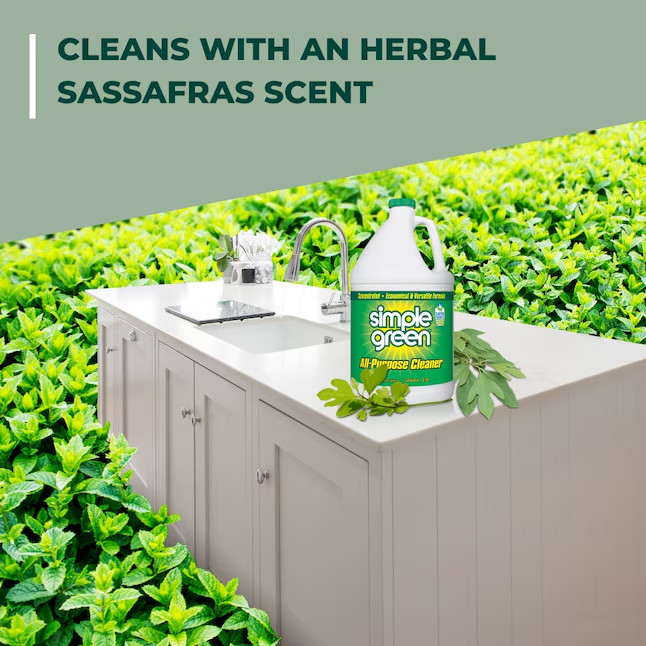 Simple Green 1.0 -Gallon Sassafras Liquid All-Purpose Cleaner – Combo 3 pack