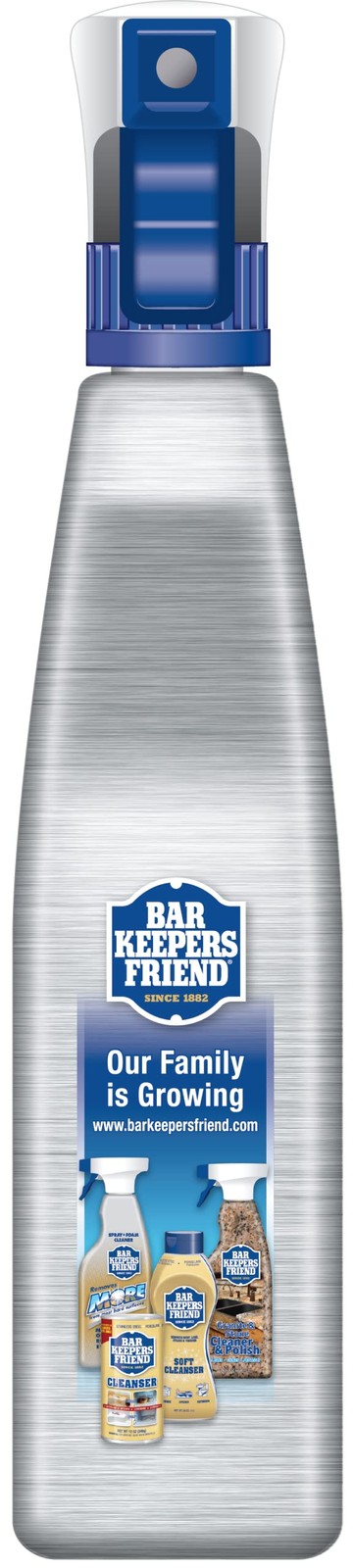 Stainless Steel Cleaner Polish Spray 2 x 25.4 oz Degreaser Stain Remover No Scra