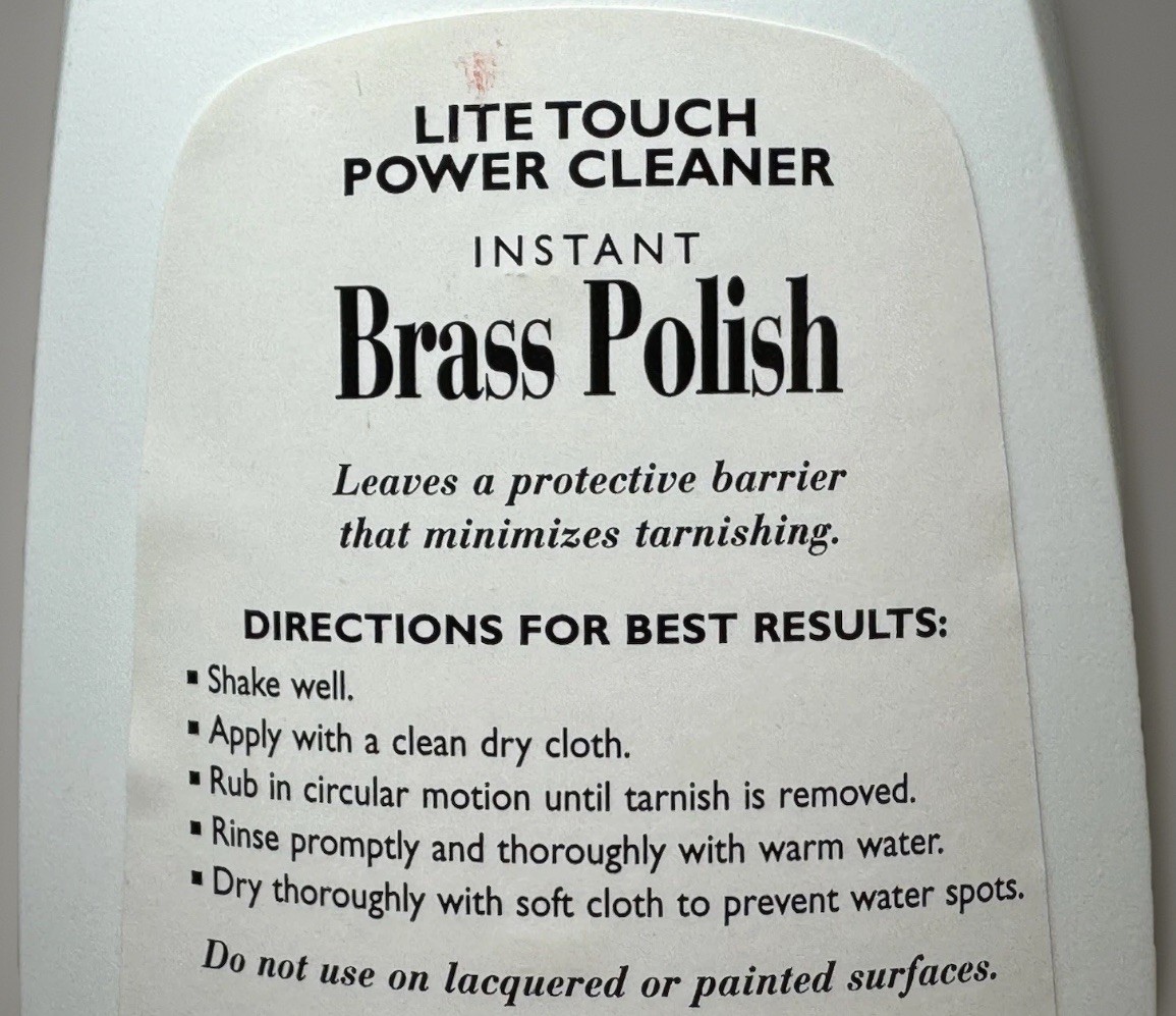 World Kitchen Instant Brass Polish 16 fl oz NEW Discontinued Corningware