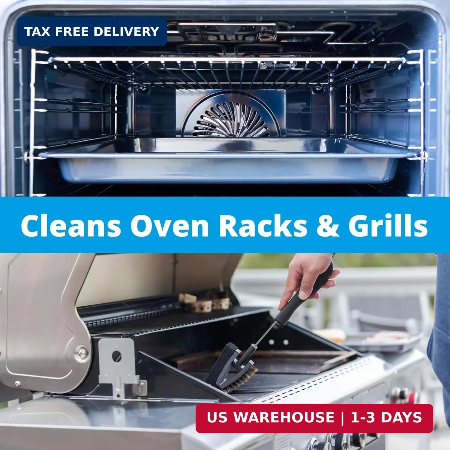 Carbona Oven Rack & Grill Cleaner | Eliminates Thick Grease & Build-Up | Griddle