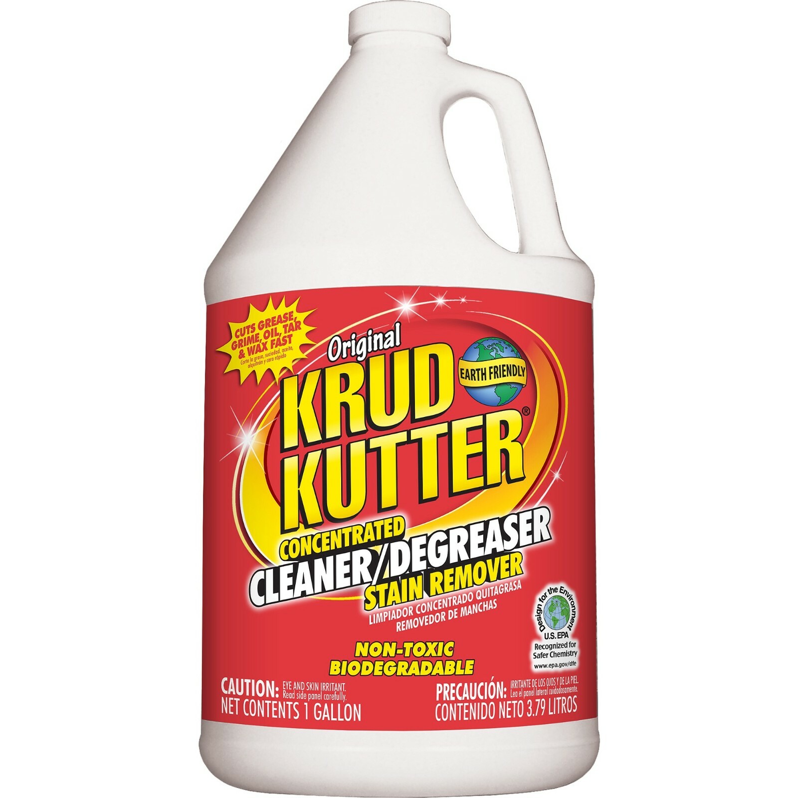 Cleaner Degreaser Stain Remover Grime Oil Grease Wax Tar Garage Floor Carpet Rug