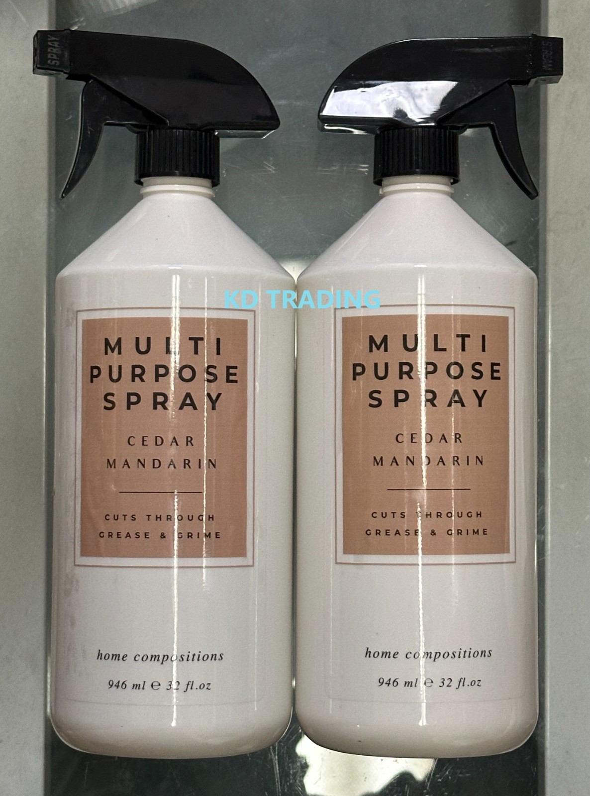 2-Pk~ Home Compositions CEDAR MANDARIN Kitchen Refresher Cleaner Odor Deodorizer