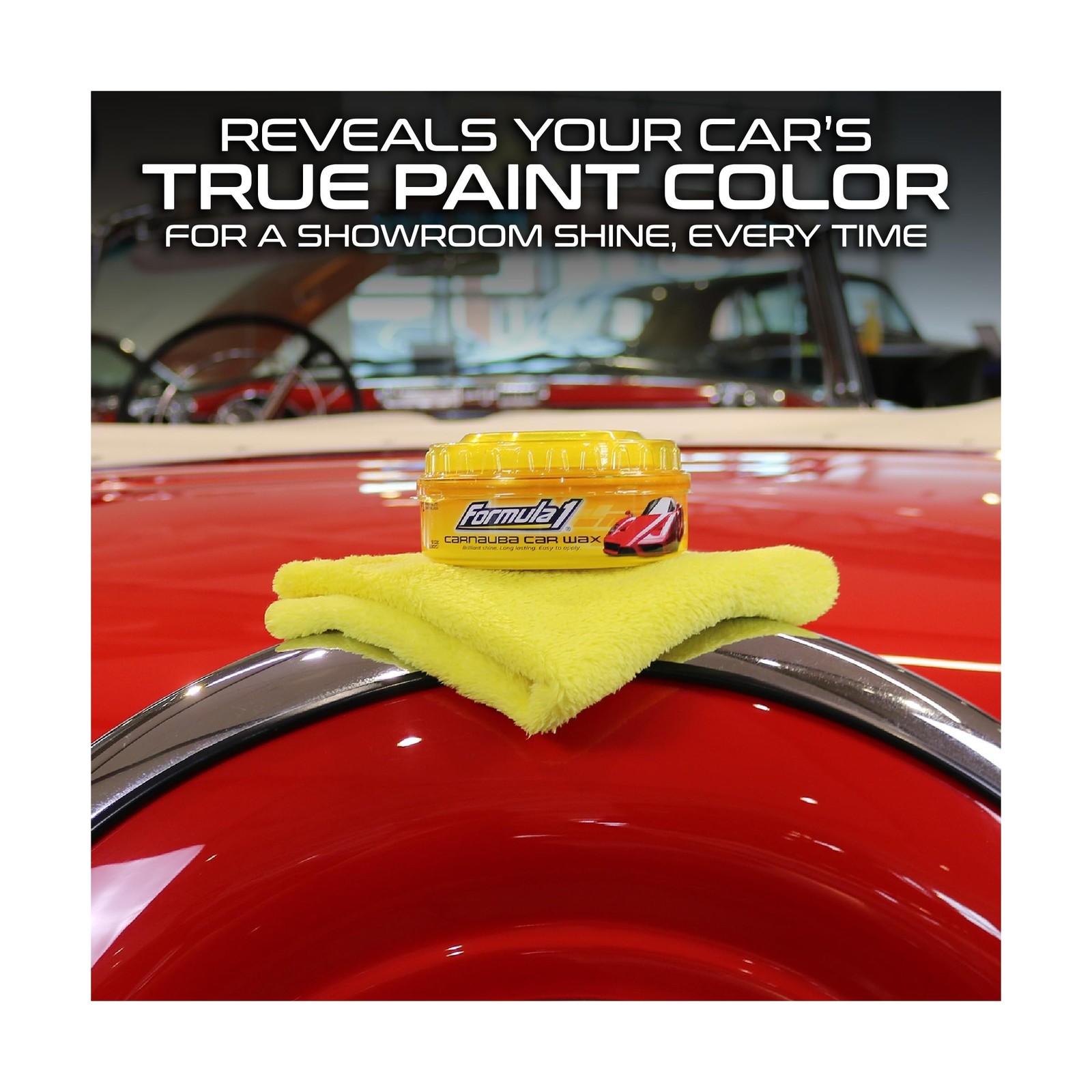 Formula 1 Carnauba Car Wax Paste – High-Gloss Shine – Polish for Car Detailin…
