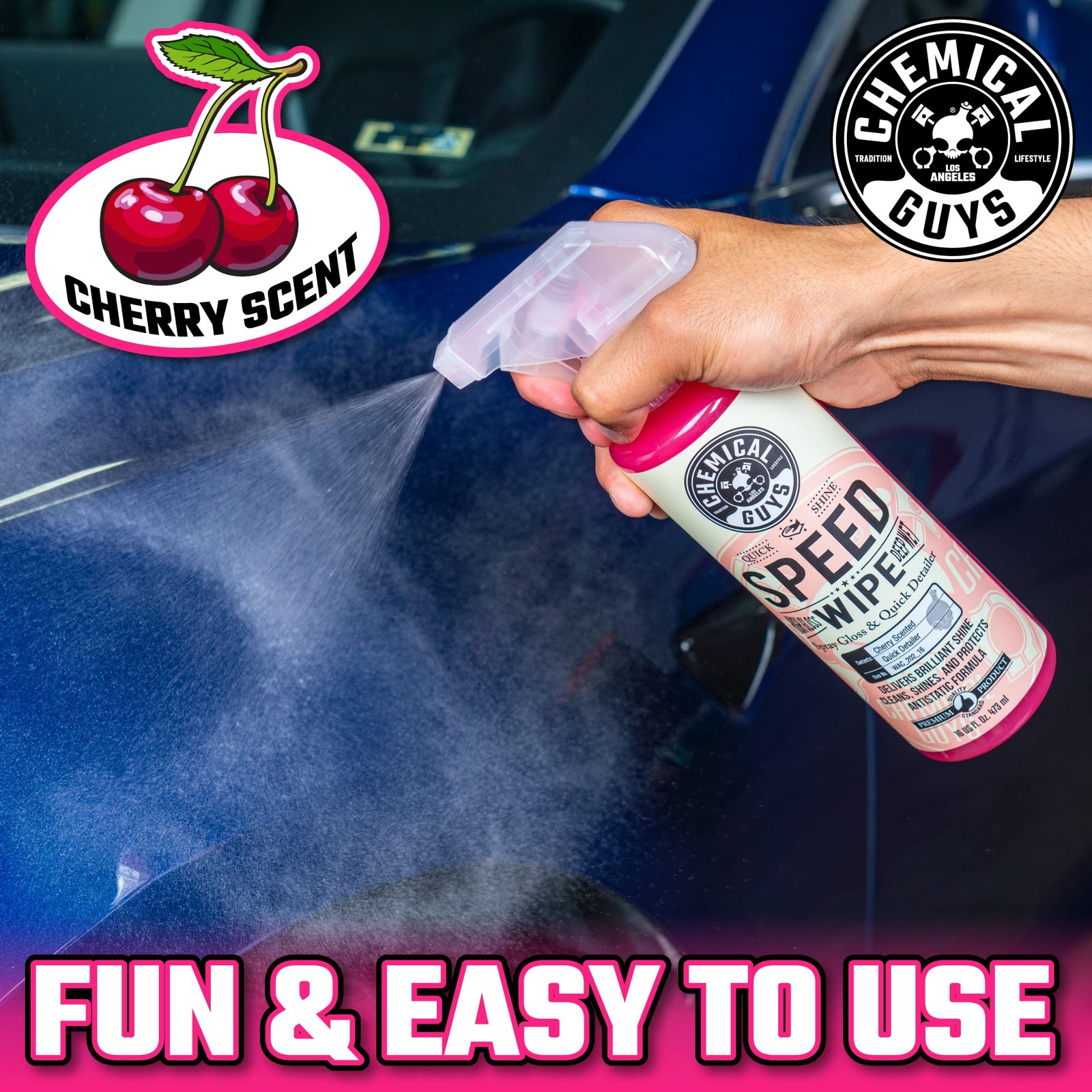 16oz Quick Detailer Spray High Gloss Streak Free Shine Safe on All Surfaces