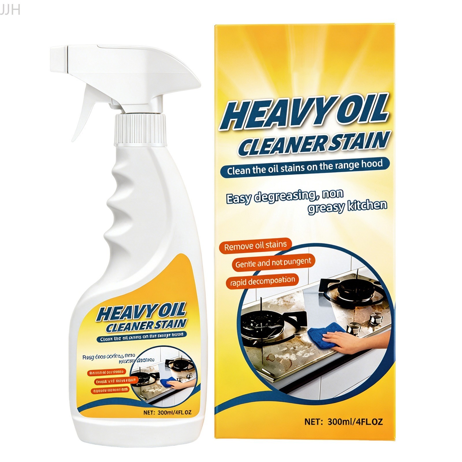 300ml Kitchen All Purpose Heavy Oil Stain Cleaner Powerful Degreasing Cleaning