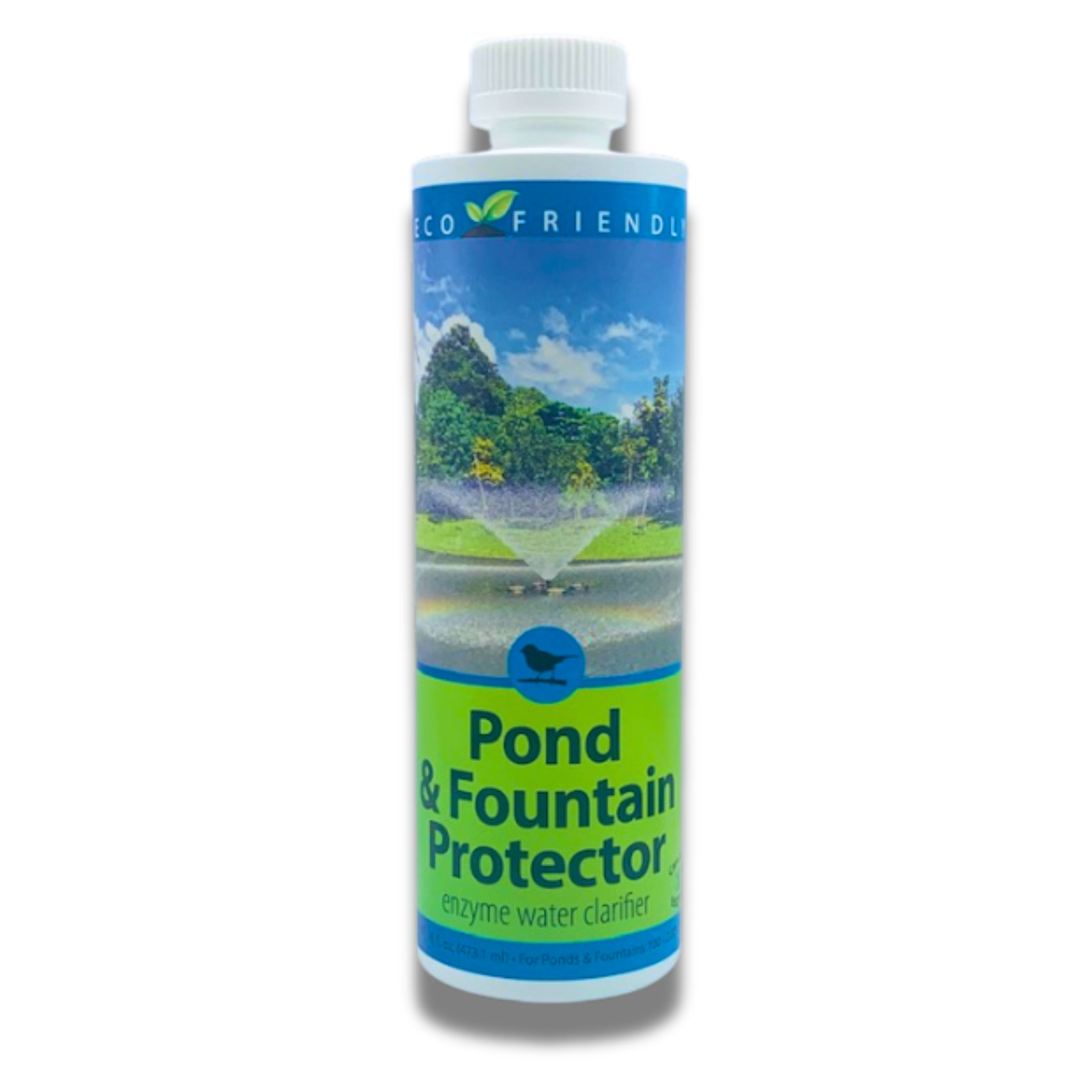 Natural Pond & Fountain Water Treatment | Keeps Water Clear & Clean | 16 oz