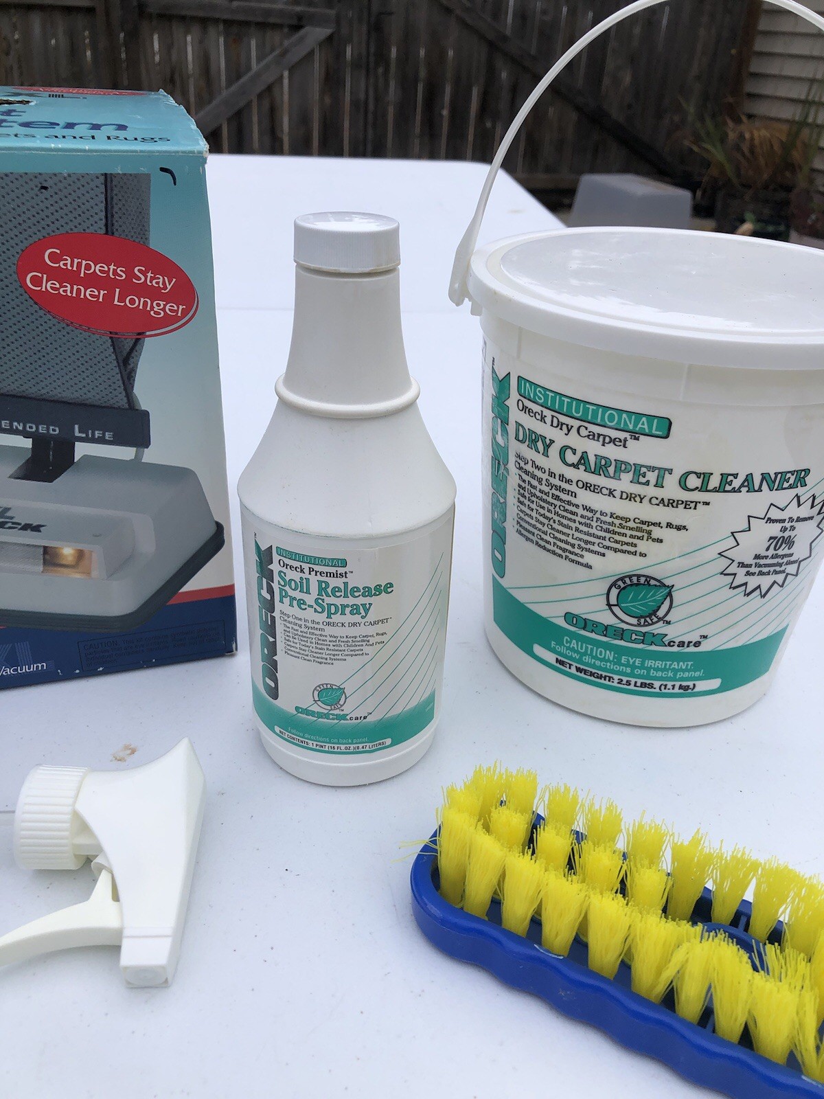 Oreck XL Dry Carpet Cleaning System Deep Clean Spray Rugs & Carpets