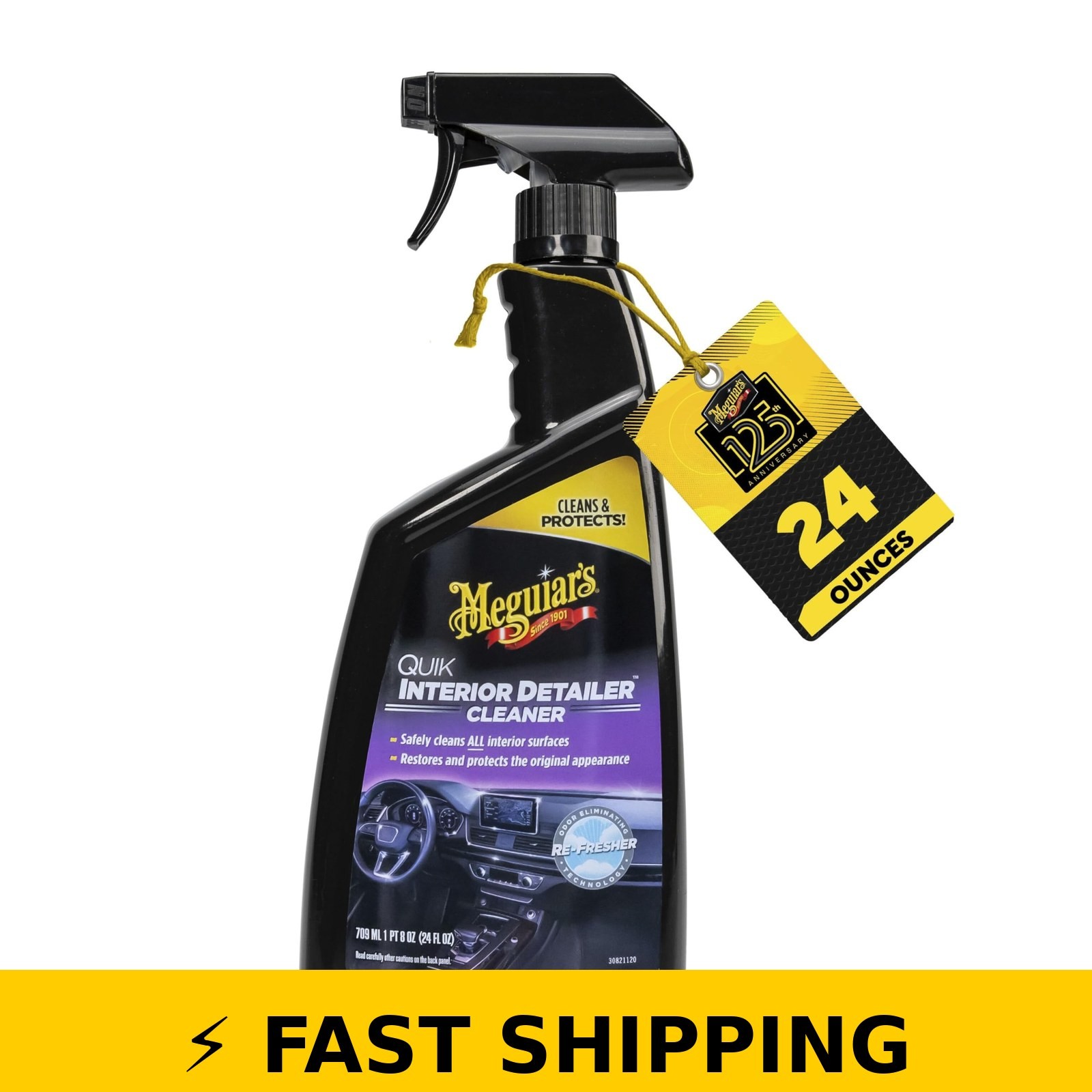 Meguiar’s Quik Interior Detailer Cleaner – 24 Oz Spray Bottle