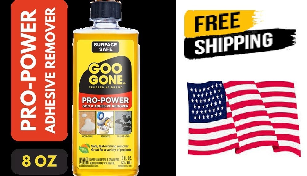 Goo Gone Pro-Power Goo & Adhesive Remover, 8 oz