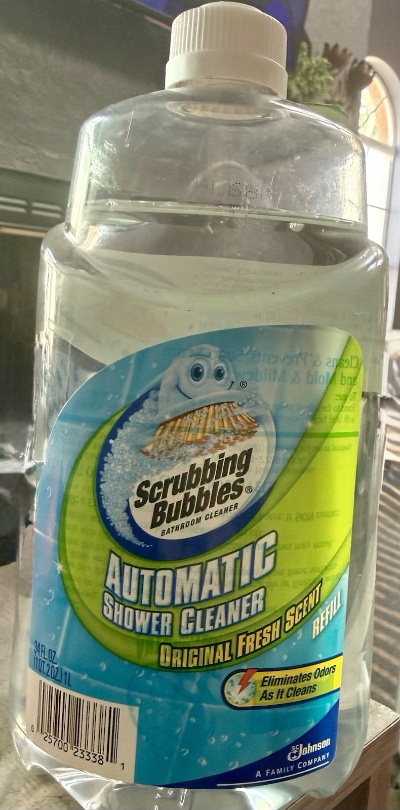 Scrubbing Bubbles Automatic Shower Cleaner Refill 34 Fl Oz Original Scent~New
