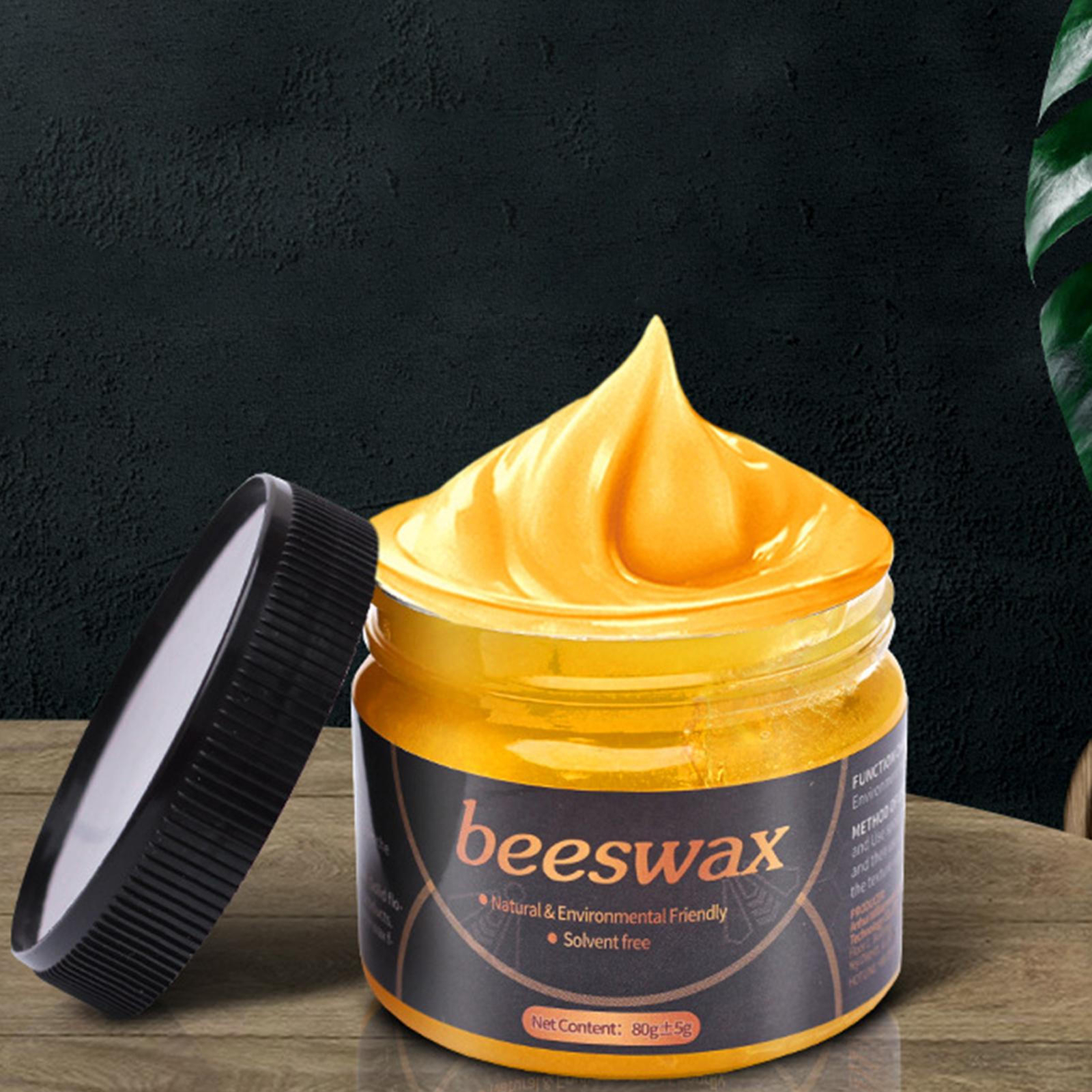 80g Long-Lasting Furniture Refinishing Paste Beeswax Wood Polish Wax