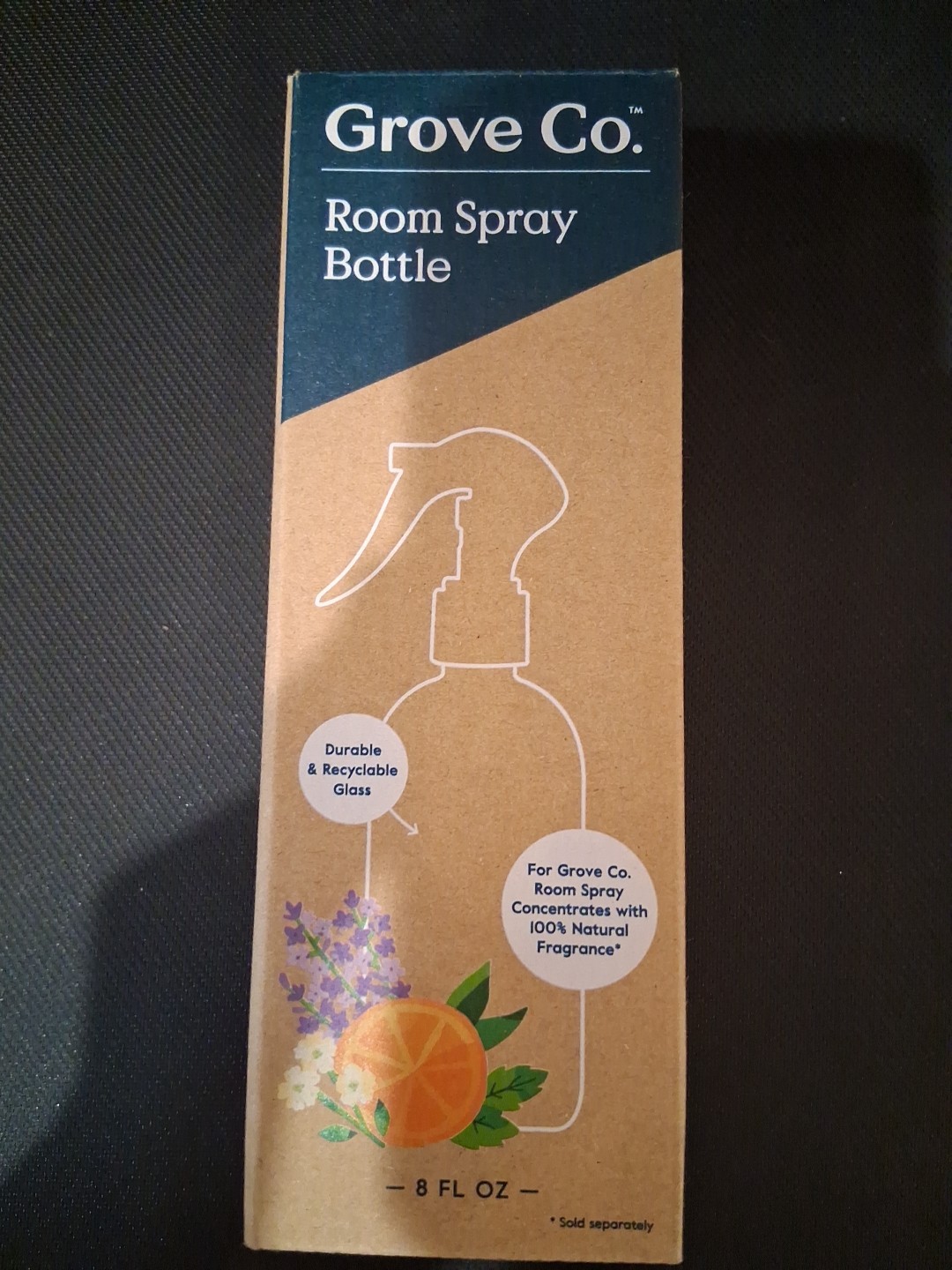 Grove Co Room Spray Bottle 8 fl oz Durable & Recyclable Glass