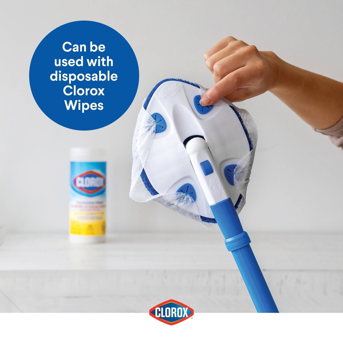 Clorox 42 Inch Bathroom Scrubber – Tub & Tile, Max Reach, Heavy-Duty Refill