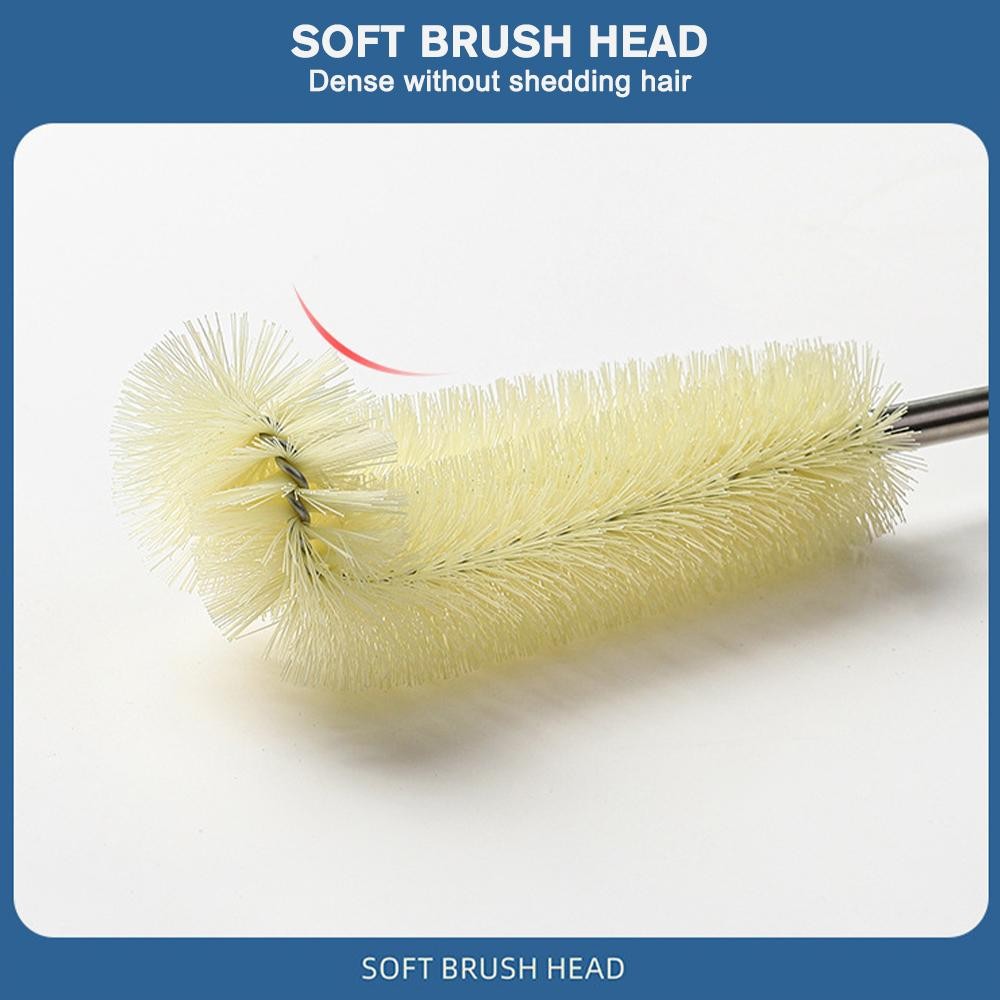 Long Handle Flexible Bottle Cleaning Brush Kitchen Teapot Cleaner Tool