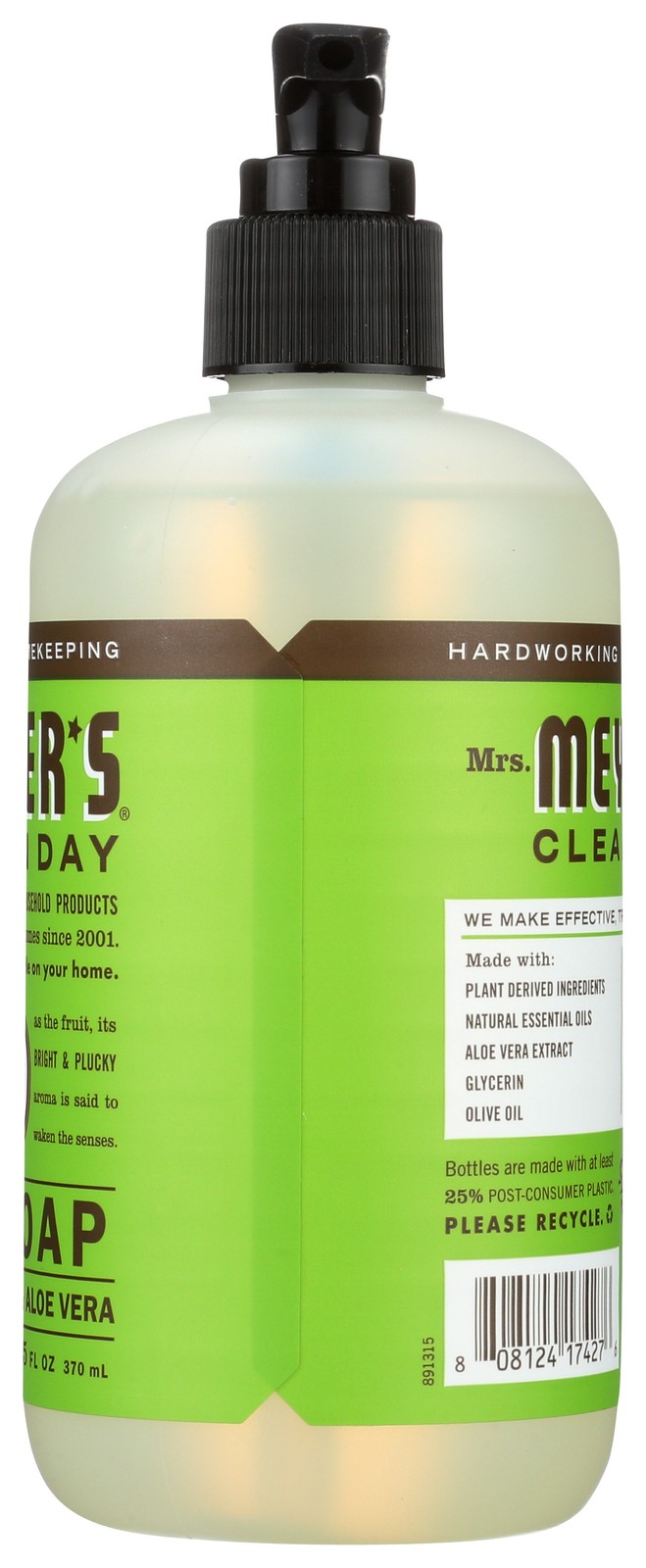 Mrs. Meyer’S Apple Scent Hand Soap 12.5 Fluid Ounce Clean Day Oz 6 Pack