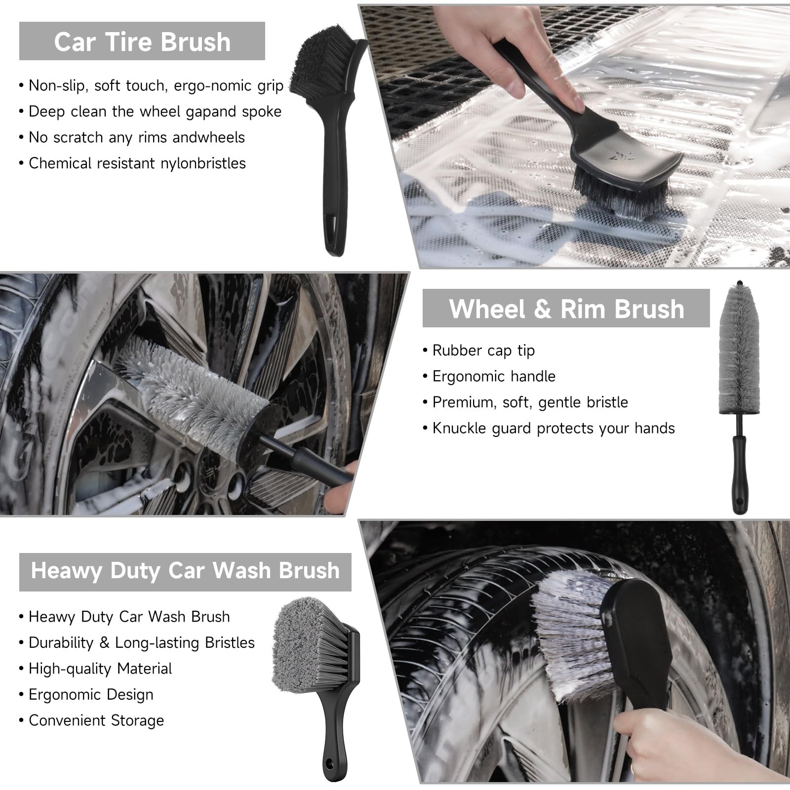 Car Detailing Kit, Car Detailing Brush Set, Car Cleaning Kit, Auto Detailing …