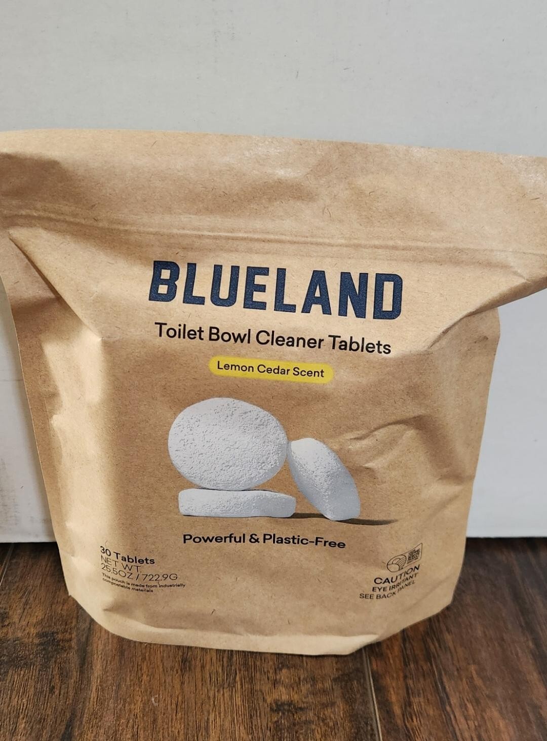 Blueland toilet bowl cleaner tablets lemon cedar scent 2 x 30ct