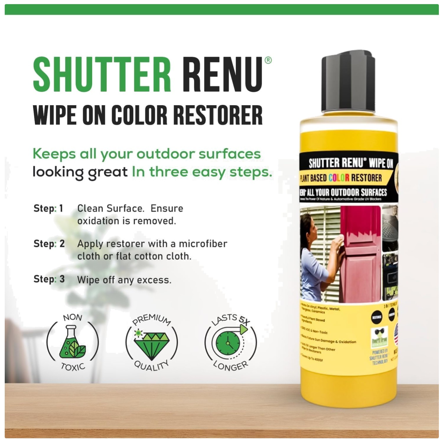 Color Restorer & Protectant for Faded Surfaces