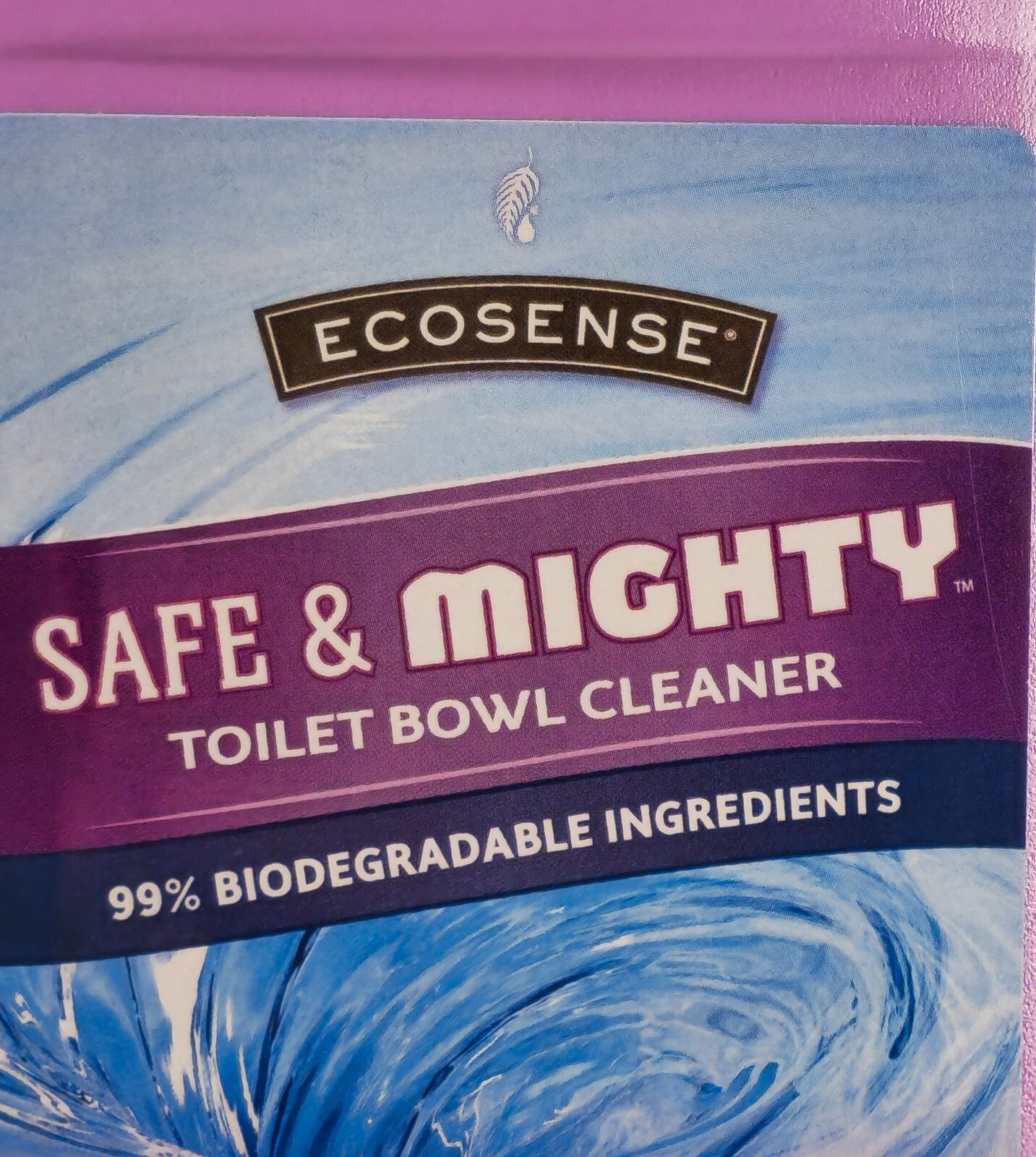 Ecosense Safe & Mighty Toilet Bowl Cleaner 99% Biodegradable Ingredients-18 FlOz