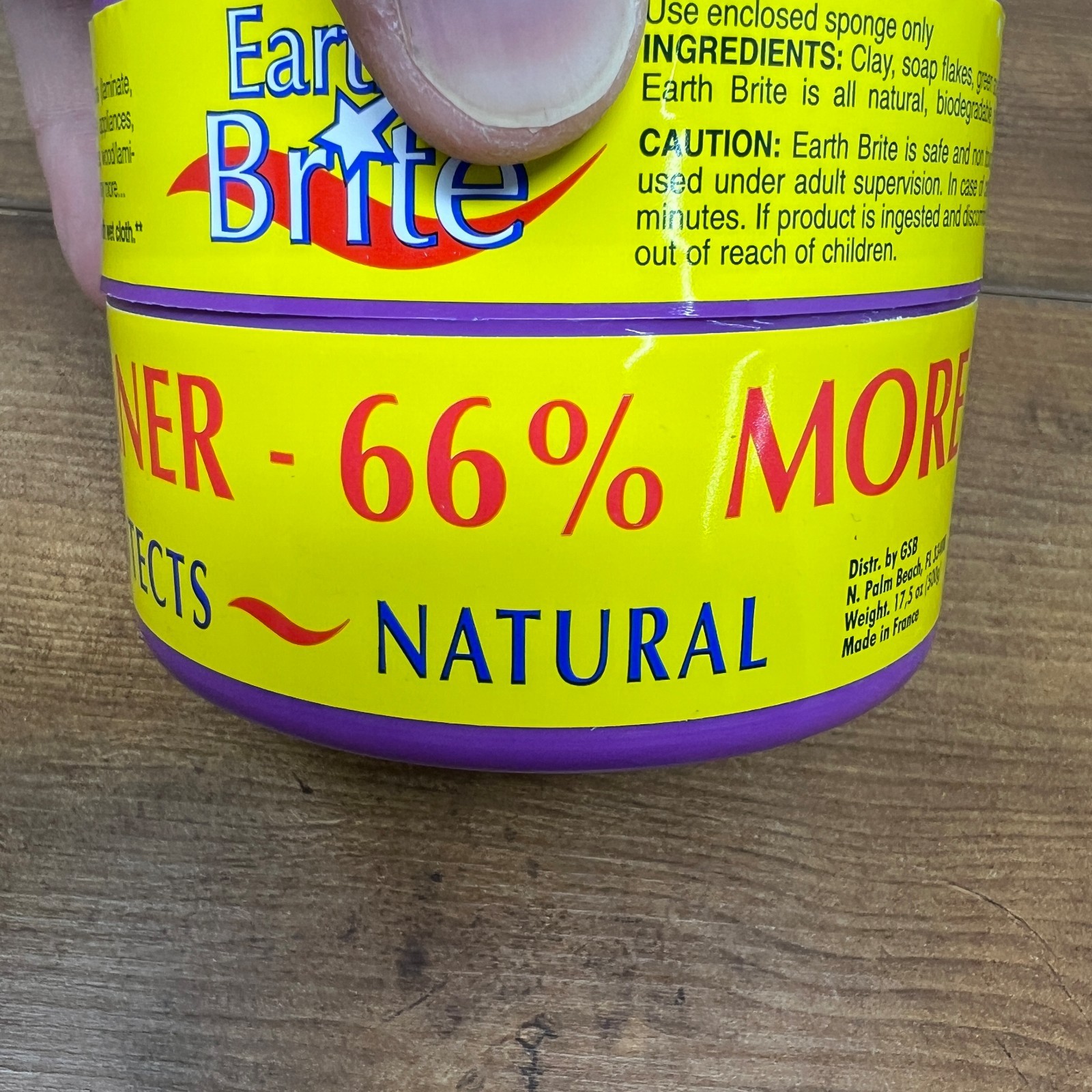 NEW Original Earth Brite Natural All Purpose Cleaner 17.5 oz Lavender France NOB