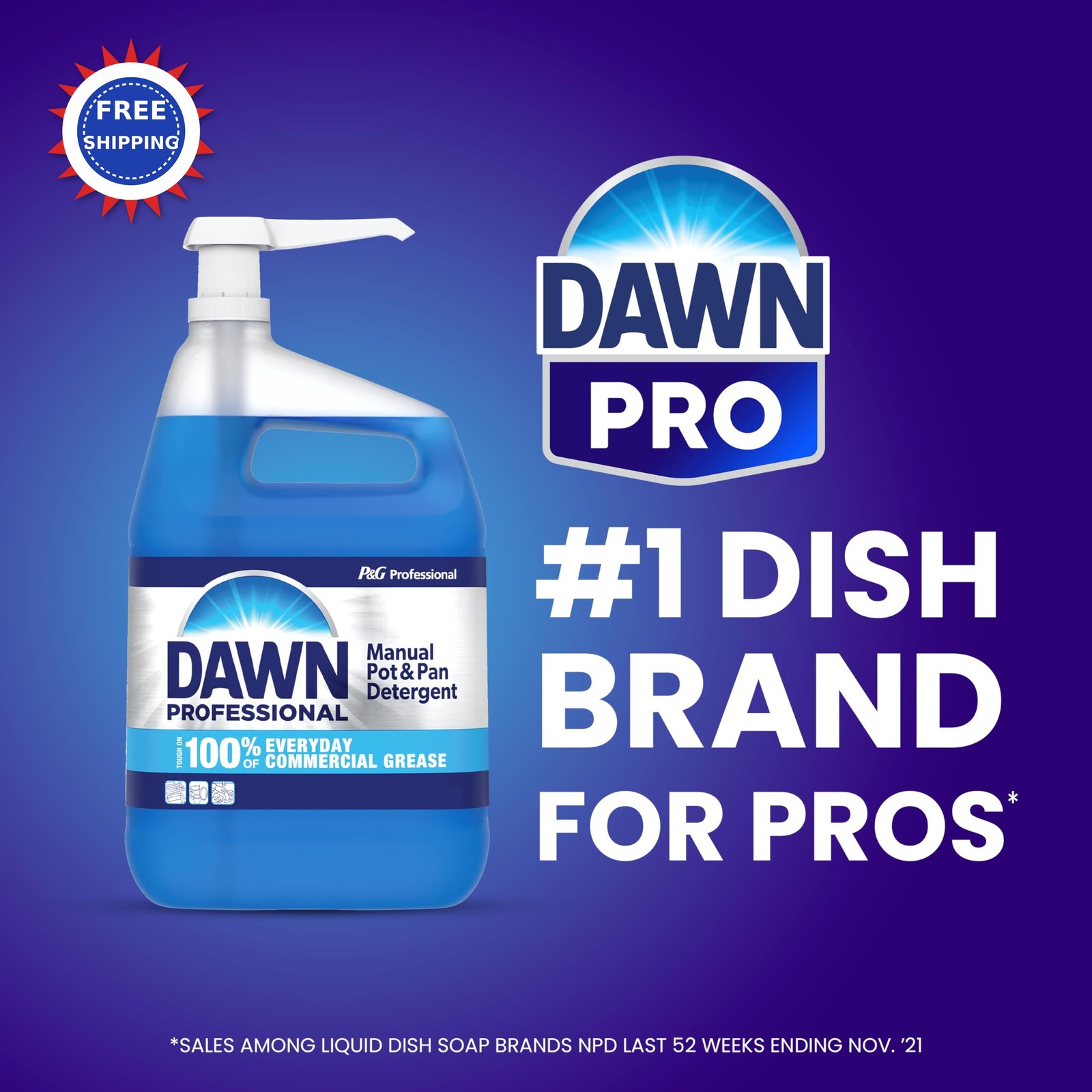 Dawn Professional Dishwashing Liquid Soap Detergent Bulk Degreaser 5 g