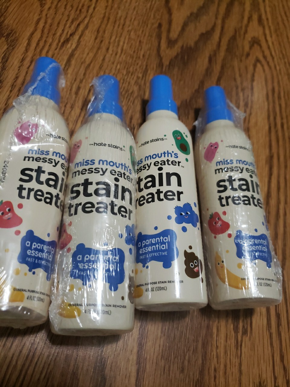 Hate Stains Miss Mouth’s Messy Eater 5 Pack Stain Treater 4oz Bottles New Sealed